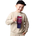 customized los angeles angels hex texture blue curved tumbler best selling 1 1.webp