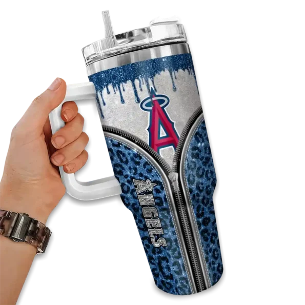 customized los angeles angels leopard zipper blue curved tumbler fashion forward 1 1.webp
