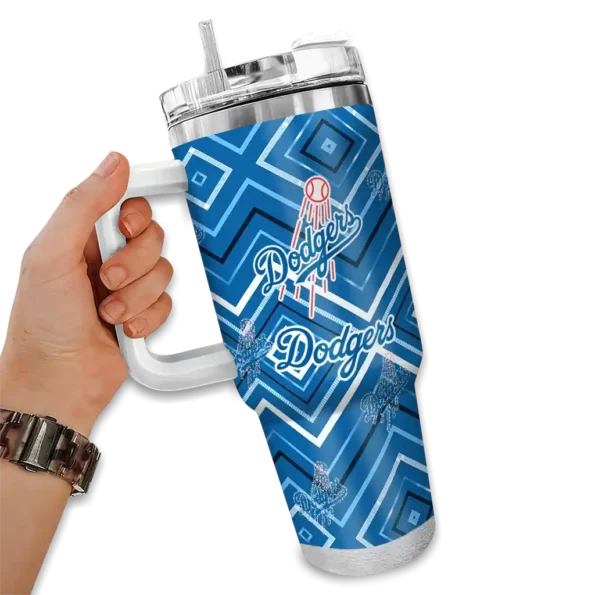 customized los angeles dodgers bold diamonds blue curved tumbler fashion forward 1 1.webp
