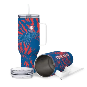 customized los angeles dodgers burst swirl blue curved tumbler high quality 1 1.webp