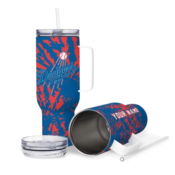 customized los angeles dodgers burst swirl blue curved tumbler high quality 1 1.webp
