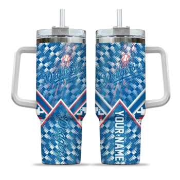 customized los angeles dodgers chevron angle blue curved tumbler best selling 1 1.webp
