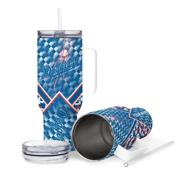 customized los angeles dodgers chevron angle blue curved tumbler high quality 1 1.webp