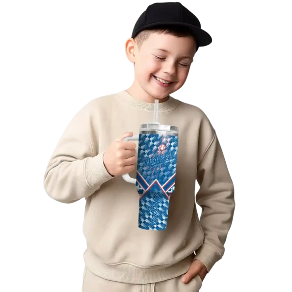 customized los angeles dodgers chevron angle blue curved tumbler latest model 1 1.webp