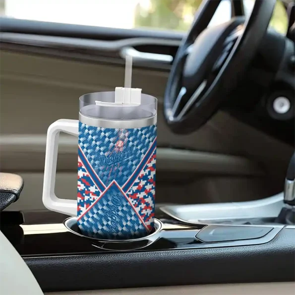 customized los angeles dodgers chevron angle blue curved tumbler trendy 1 1.webp