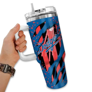 customized los angeles dodgers claw cut blue black curved tumbler fashion forward 1 1.webp