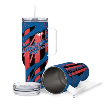 customized los angeles dodgers claw cut blue black curved tumbler high quality 1 1.webp