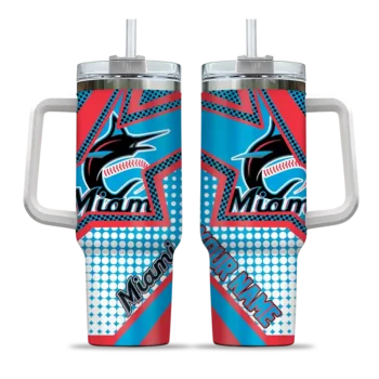 customized miami marlins arrow burst blue curved tumbler best selling 1 1.webp