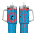 customized miami marlins bullseye drips blue curved tumbler best selling 1 1.webp