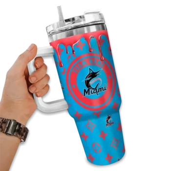 customized miami marlins bullseye drips blue curved tumbler fashion forward 1 1.webp