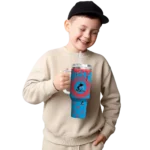 customized miami marlins bullseye drips blue curved tumbler best selling 1 1.webp