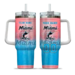 customized miami marlins gradient dots blue curved tumbler best selling 1 1.webp