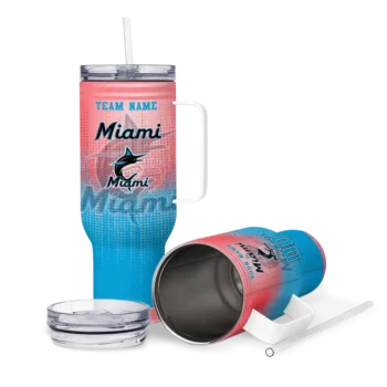 customized miami marlins gradient dots blue curved tumbler high quality 1 1.webp