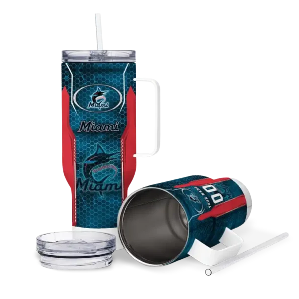 customized miami marlins hexagon armor blue curved tumbler high quality 1 1.webp