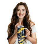 customized milwaukee brewers abstract paths navy blue curved tumbler best selling 1.webp