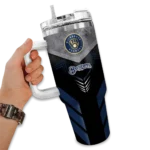 customized milwaukee brewers arrow armor navy blue black curved tumbler best selling 1.webp