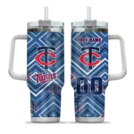 customized minnesota twins bold diamonds navy curved tumbler best selling 1.webp