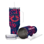 customized minnesota twins burst swirl navy curved tumbler best selling 1.webp