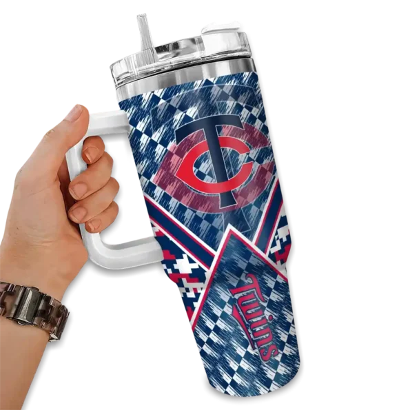 customized minnesota twins chevron angle navy curved tumbler fashion forward 1.webp