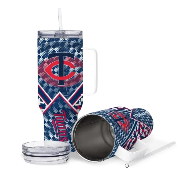 customized minnesota twins chevron angle navy curved tumbler high quality 1.webp