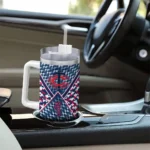 customized minnesota twins chevron angle navy curved tumbler best selling 1.webp