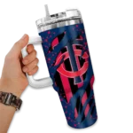 customized minnesota twins claw cut navy black curved tumbler best selling 1.webp