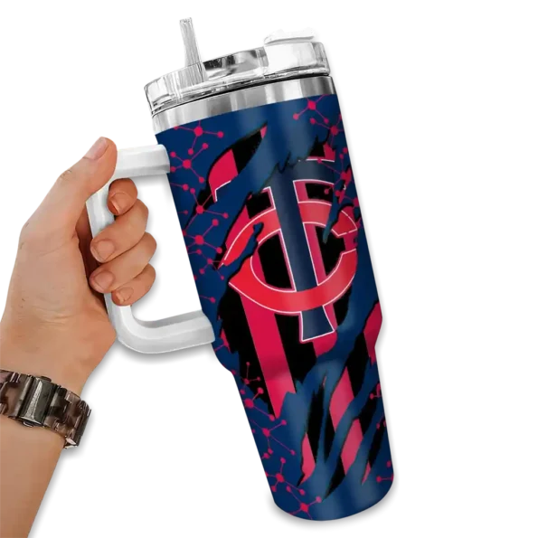 customized minnesota twins claw cut navy black curved tumbler fashion forward 1.webp