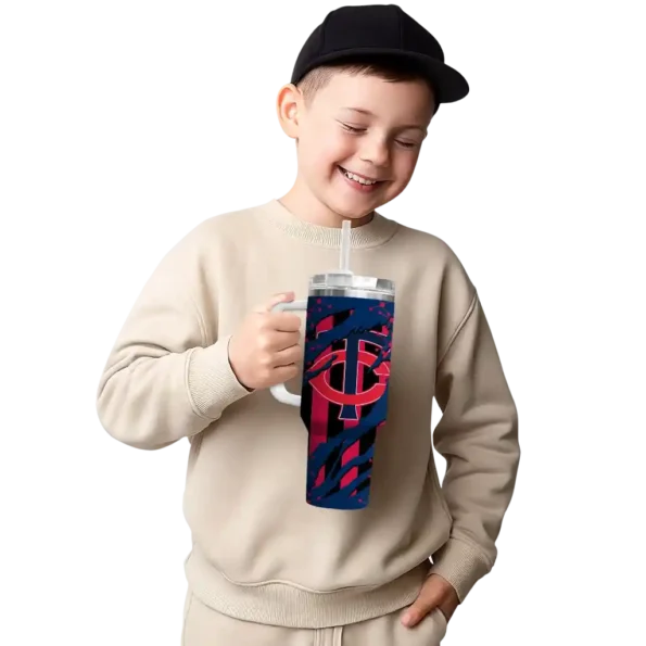 customized minnesota twins claw cut navy black curved tumbler latest model 1.webp