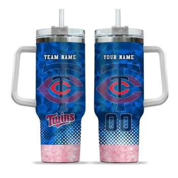 customized minnesota twins geometric prism navy curved tumbler best selling 1.webp