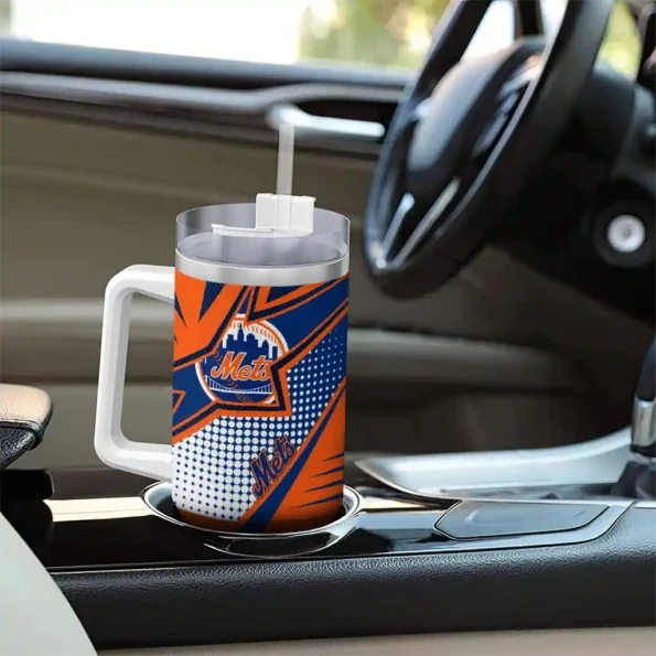 customized new york mets arrow burst blue curved tumbler trendy 1.webp