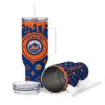 customized new york mets bullseye drips blue curved tumbler best selling 1.webp
