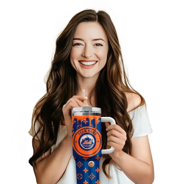 customized new york mets bullseye drips blue curved tumbler premium grade 1.webp