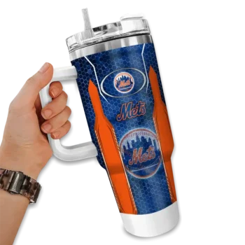 customized new york mets hexagon armor blue curved tumbler fashion forward 1.webp