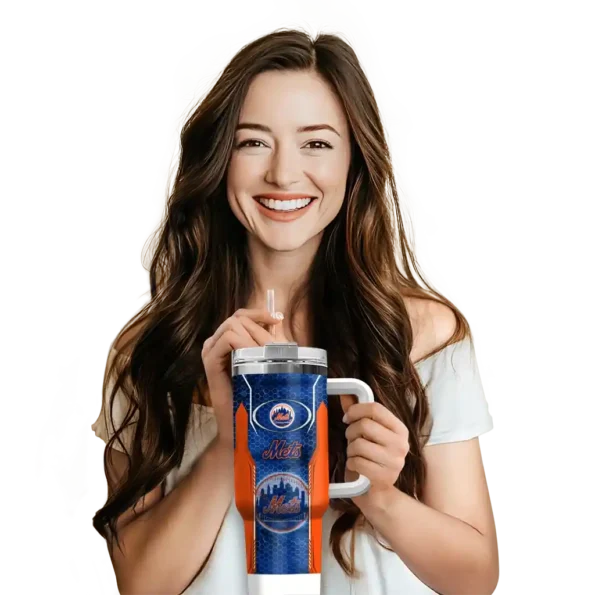 customized new york mets hexagon armor blue curved tumbler premium grade 1.webp