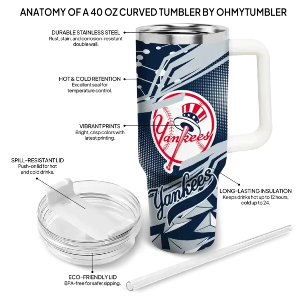 customized new york yankees abstract paths navy curved tumbler new arrival 1.webp