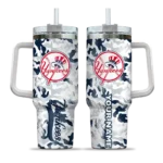 customized new york yankees camo mashup navy white curved tumbler best selling 1.webp