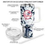 customized new york yankees camo mashup navy white curved tumbler best selling 1.webp