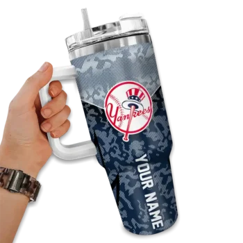 customized new york yankees chevron stripe navy curved tumbler fashion forward 1.webp