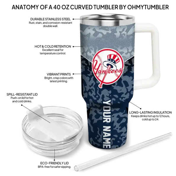 customized new york yankees chevron stripe navy curved tumbler new arrival 1.webp