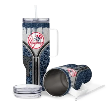customized new york yankees leopard zipper navy curved tumbler high quality 1.webp