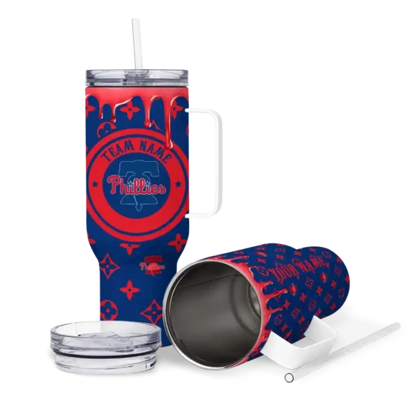 customized philadelphia phillies bullseye drips blue curved tumbler high quality 1.webp