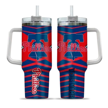 customized philadelphia phillies chevron layers blue curved tumbler best selling 1.webp