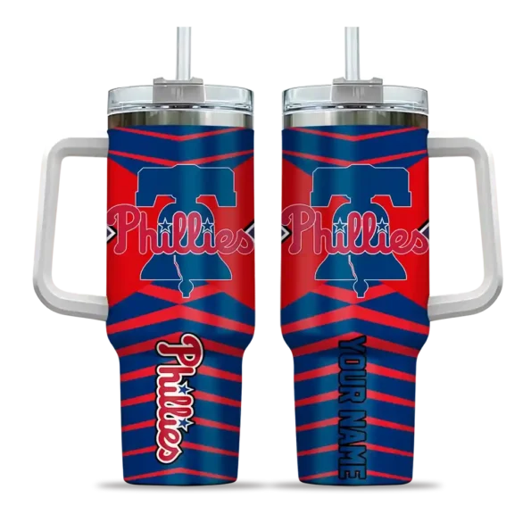 customized philadelphia phillies chevron layers blue curved tumbler best selling 1.webp