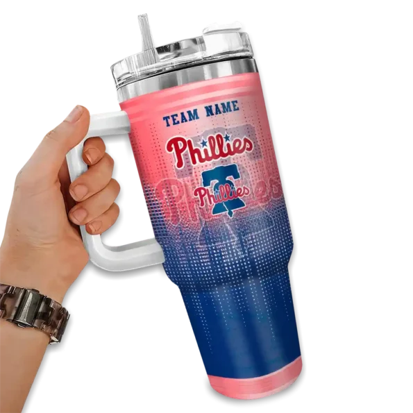 customized philadelphia phillies gradient dots blue curved tumbler fashion forward 1.webp