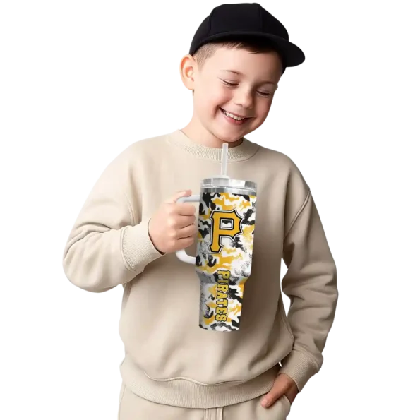 customized pittsburgh pirates camo mashup black white curved tumbler latest model 1.webp