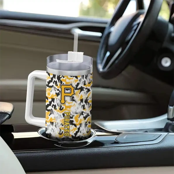 customized pittsburgh pirates camo mashup black white curved tumbler trendy 1.webp