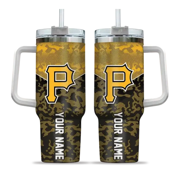 customized pittsburgh pirates chevron stripe black curved tumbler best selling 1.webp