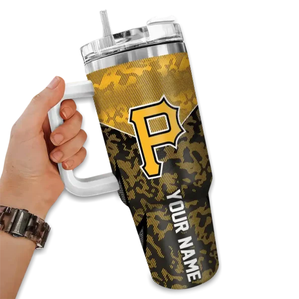 customized pittsburgh pirates chevron stripe black curved tumbler fashion forward 1.webp
