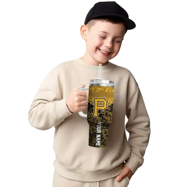 customized pittsburgh pirates chevron stripe black curved tumbler latest model 1.webp