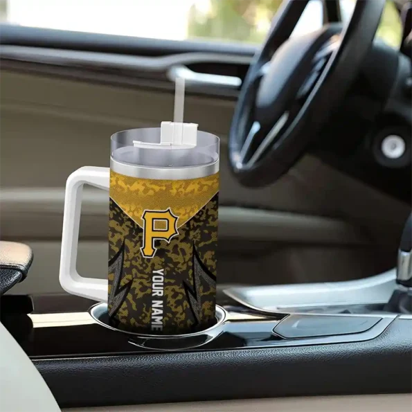 customized pittsburgh pirates chevron stripe black curved tumbler trendy 1.webp